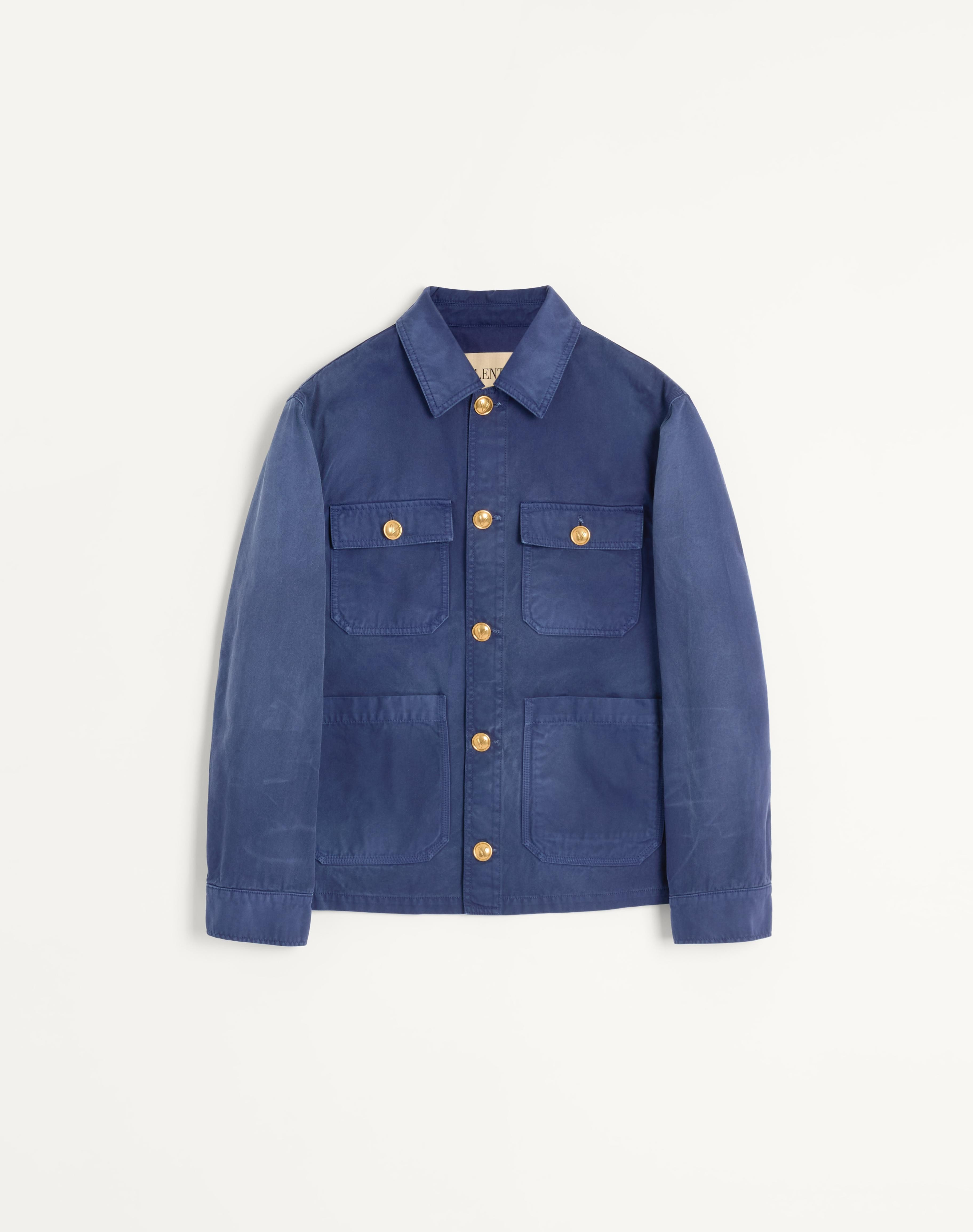 DENIM SAFARI JACKET - 1