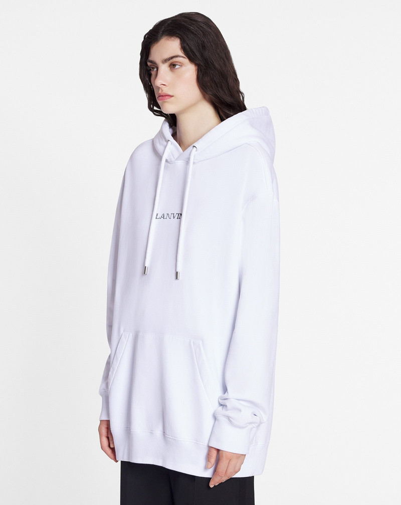 LOOSE-FITTING HOODIE WITH LANVIN LOGO 4
