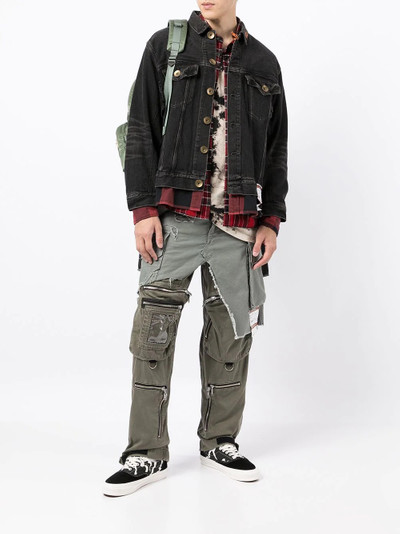 Maison MIHARAYASUHIRO layered denim jacket outlook