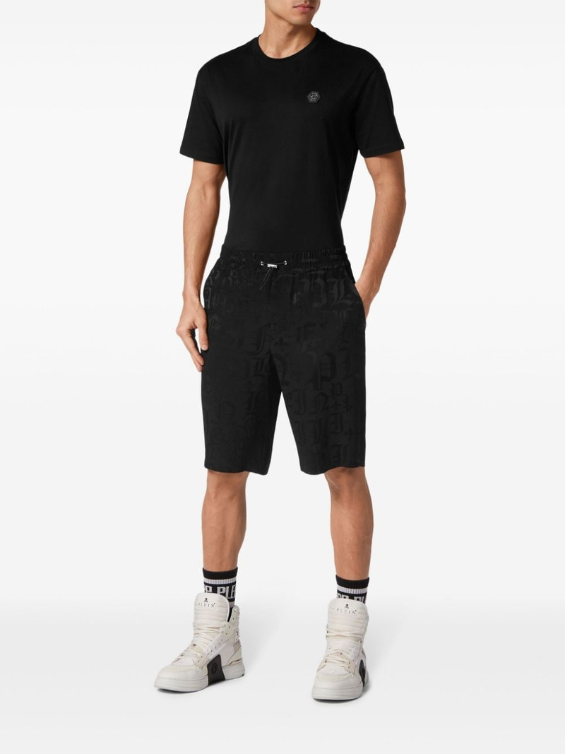 PHILIPP PLEIN monogram-jacquard bermuda shorts outlook
