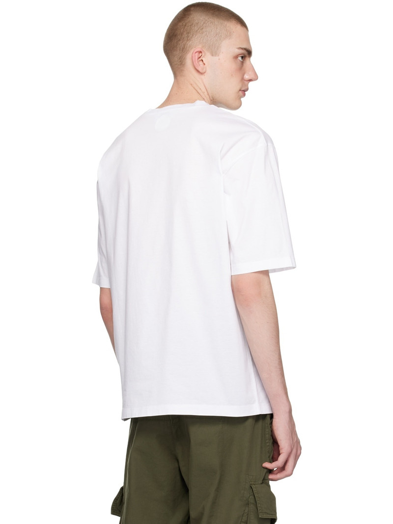 White Loose-Fit T-Shirt 3