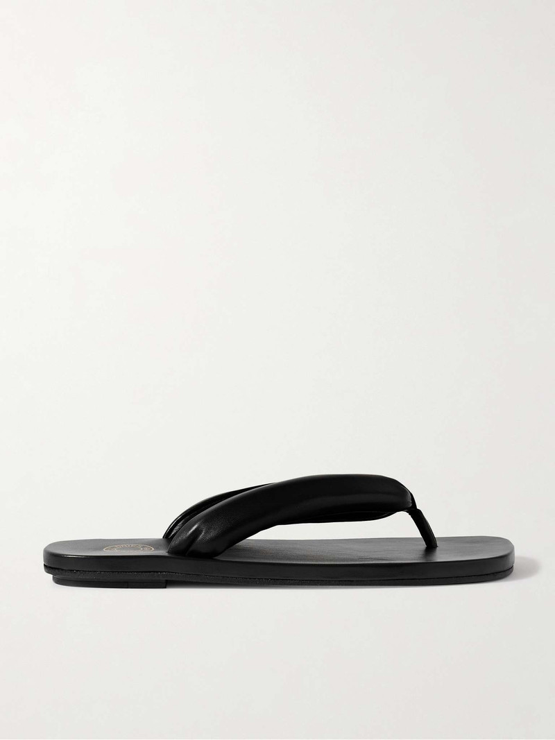 Padded Leather Flip Flops 1