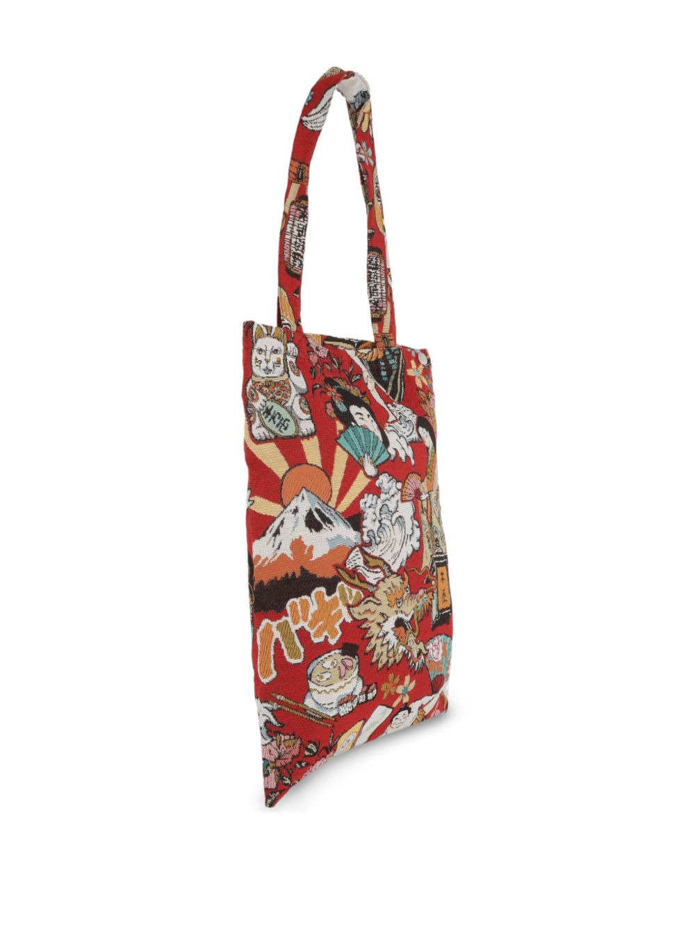 jacquard tote bag - 3