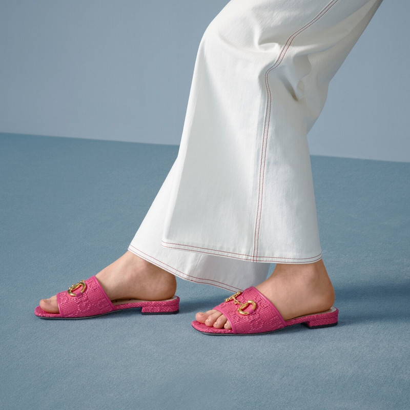 Women's Horsebit slide sandal 3