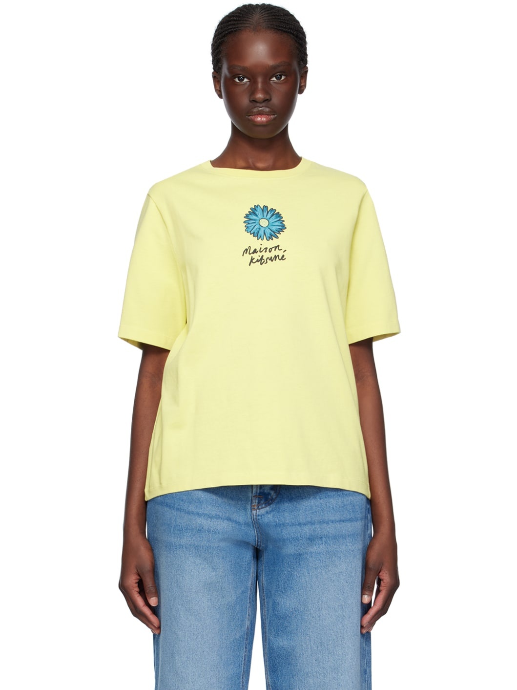 Yellow Floating Flower T-Shirt - 1