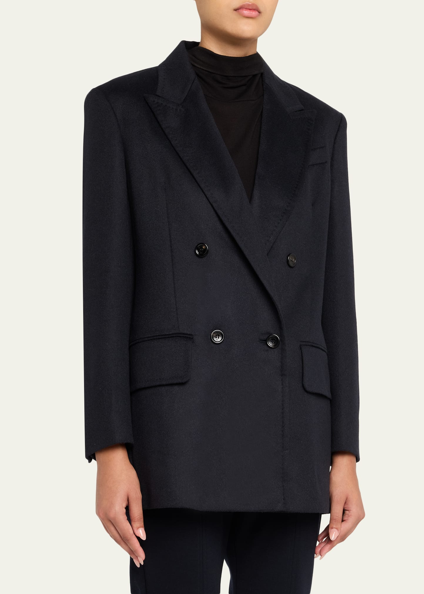 Olimpia Double-Breasted Wool Jacket - 4