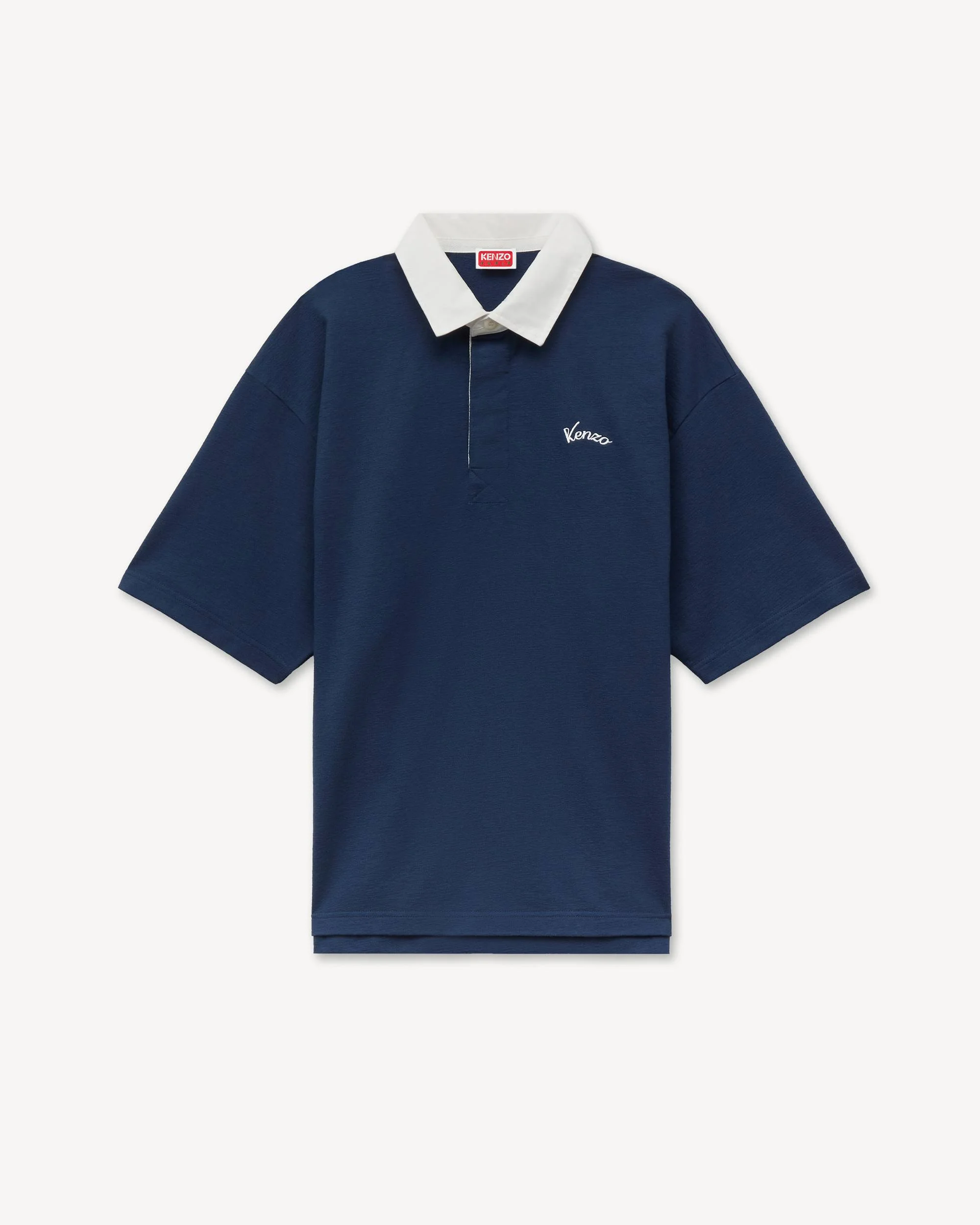 'KENZO Varsity' relax polo in heavy cotton - 1