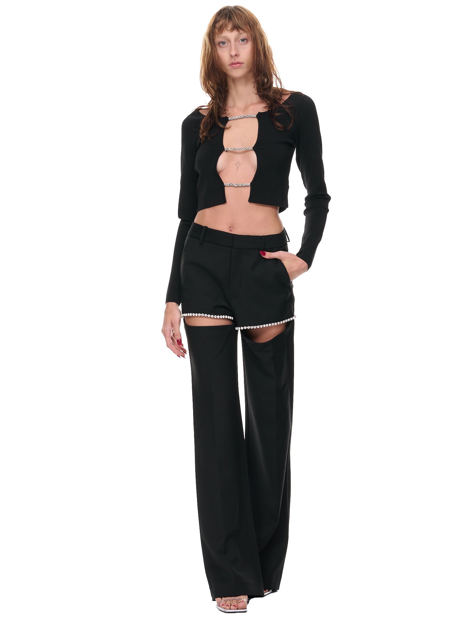 Crystal Lattice Knit Top - 6