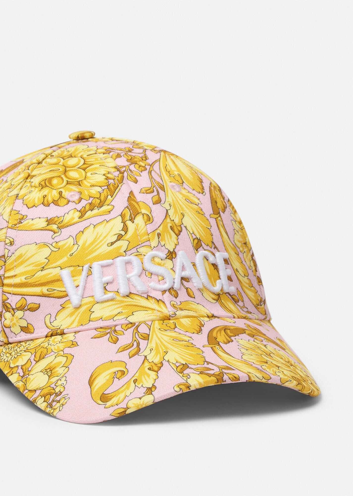 Barocco Print Logo Cap - 4