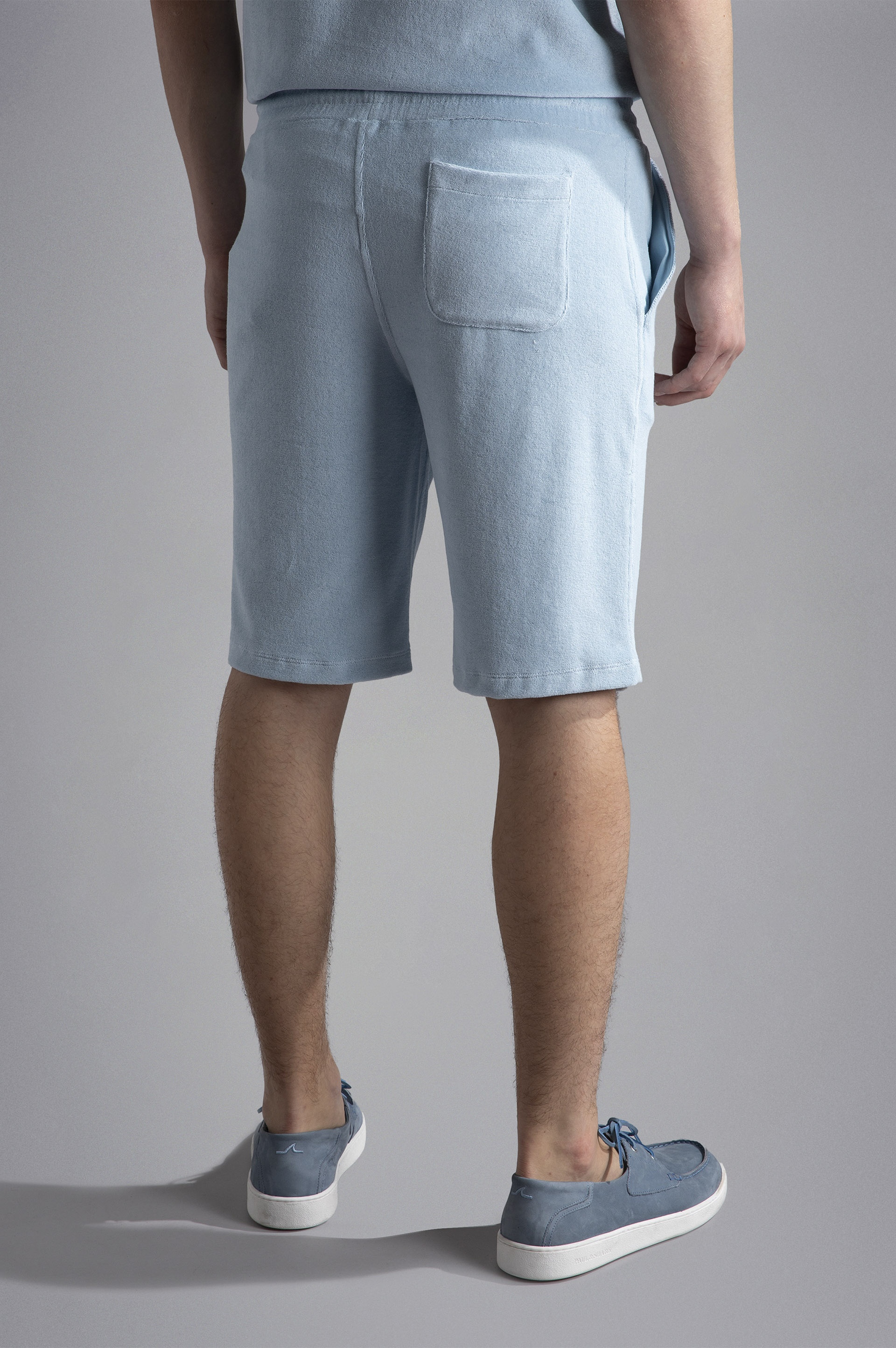 TERRY COTTON BERMUDA SHORTS - 3