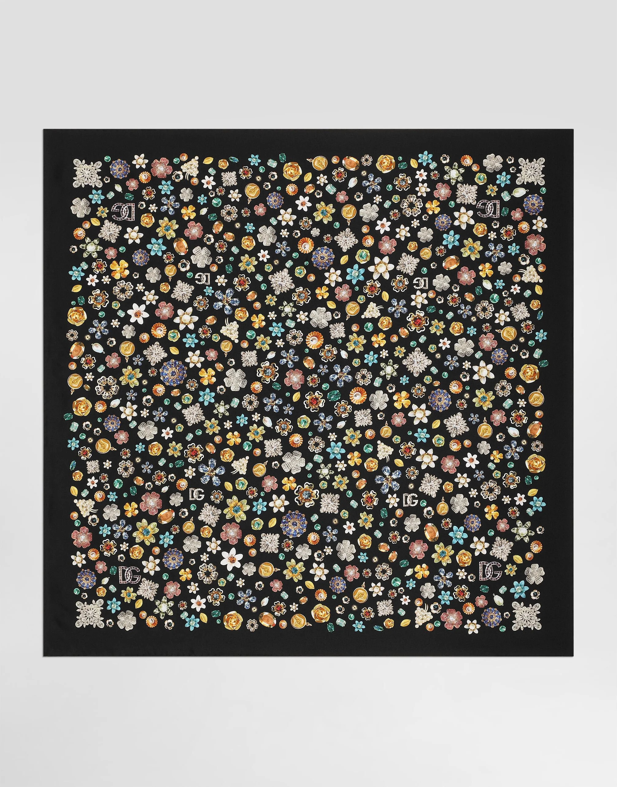 90x90 silk twill scarf - 1