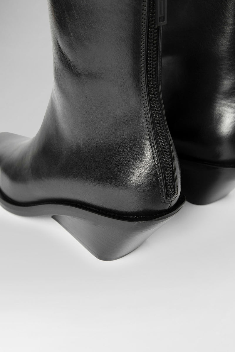 Rumi Cowboy Ankle Boots - 4