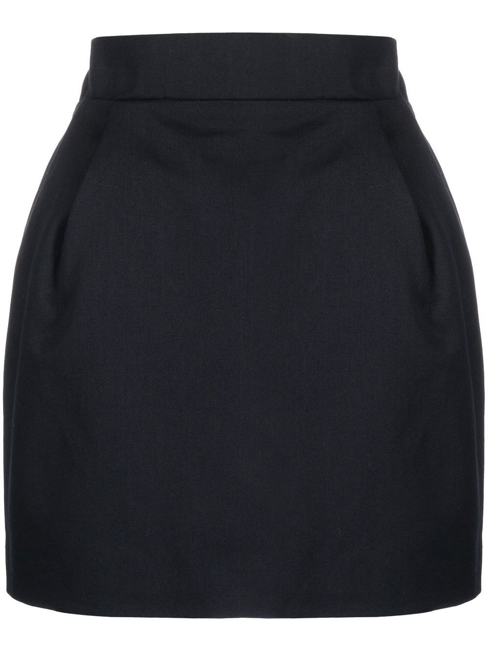 high-waisted tailored mini skirt - 1