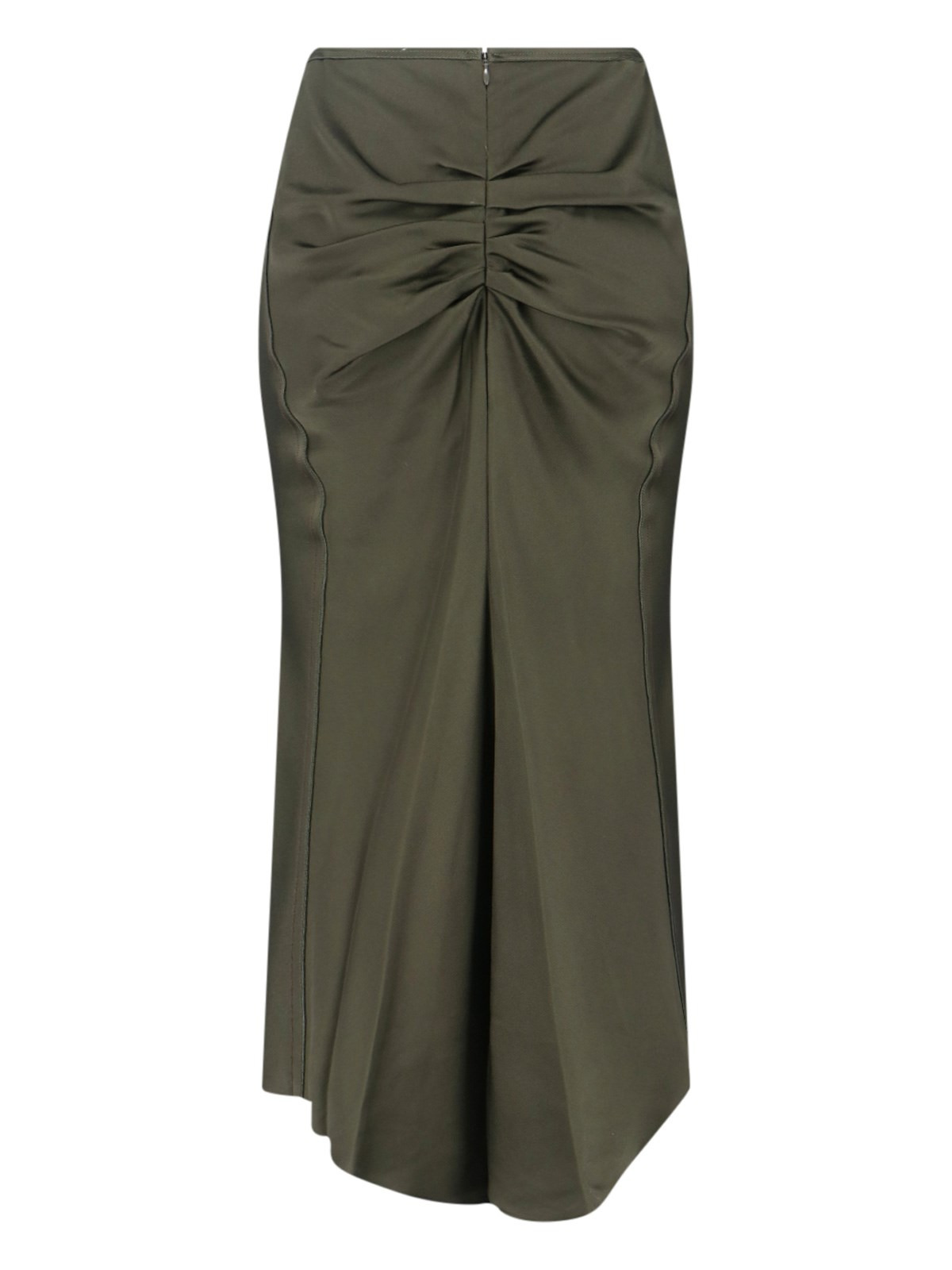 DRAPED MIDI SKIRT - 2