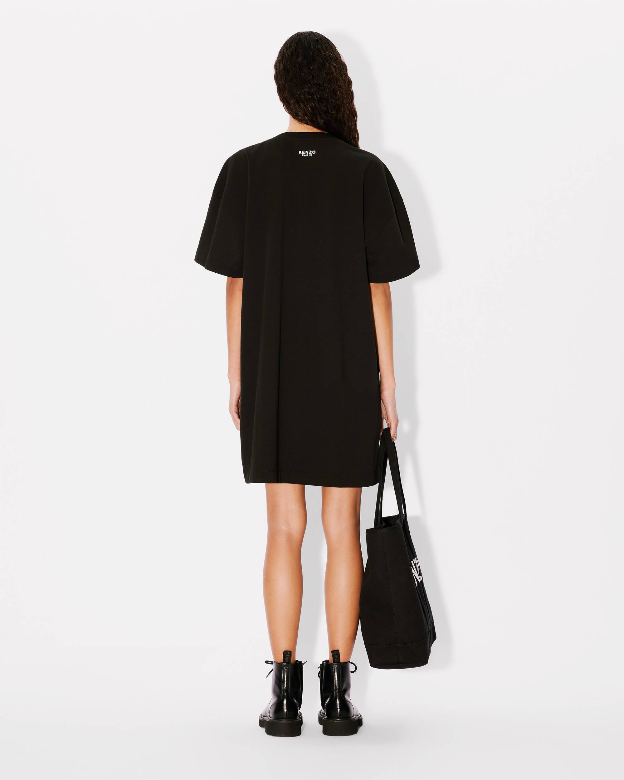 'Boke Flower' embroidered T-shirt dress - 4
