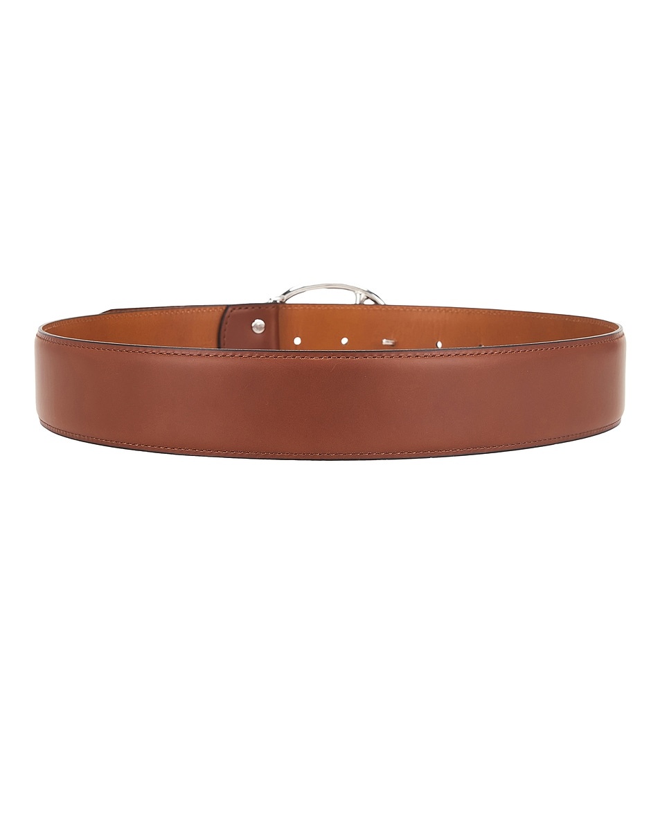 Peace Steer Leather Buckle Belt - 2