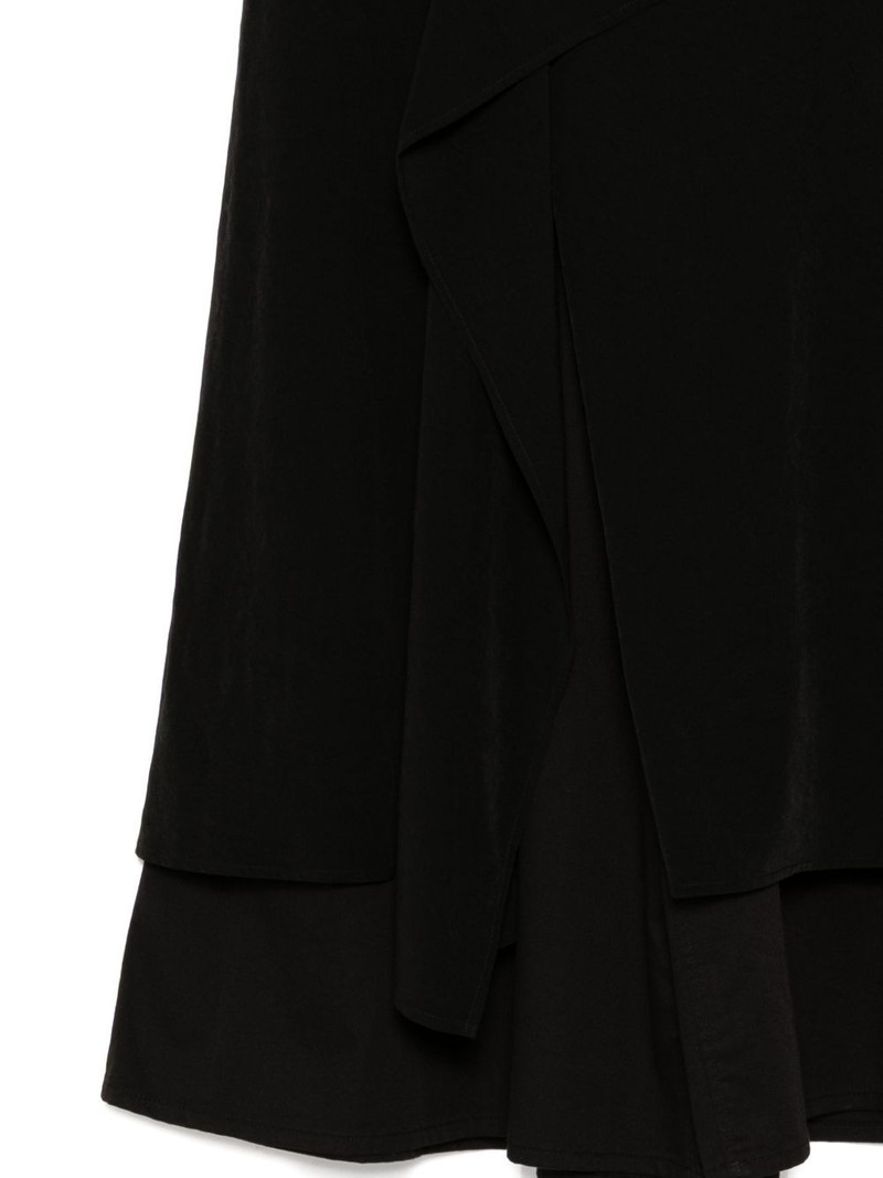 twill backside draped pants 3