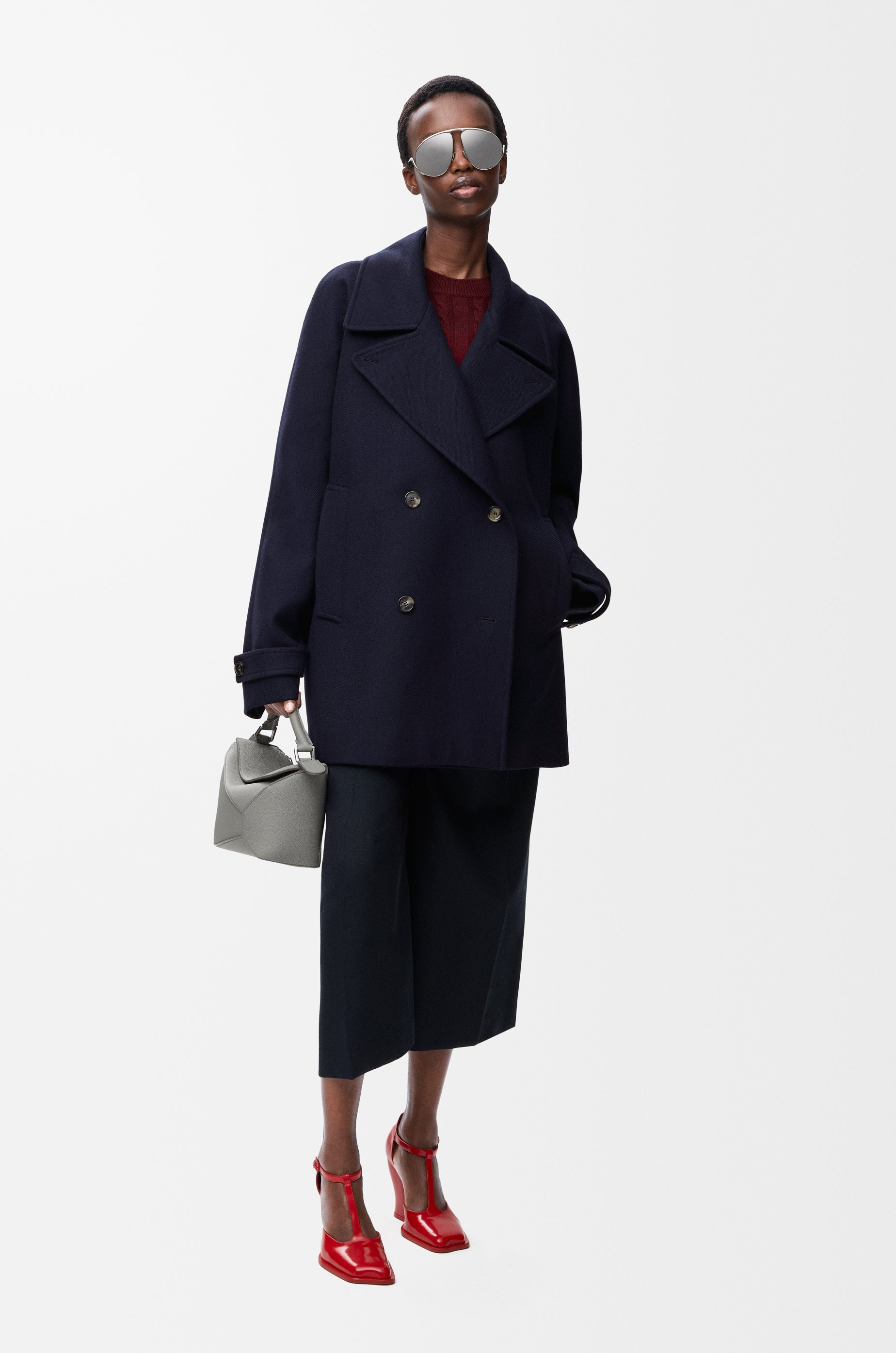 Coat in wool blend - 2
