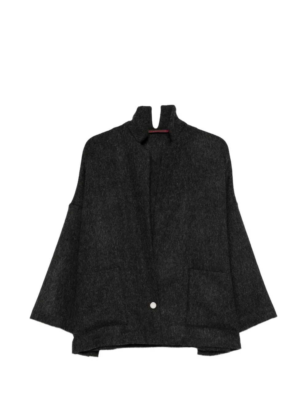 belted shawl-collar jacket - 1