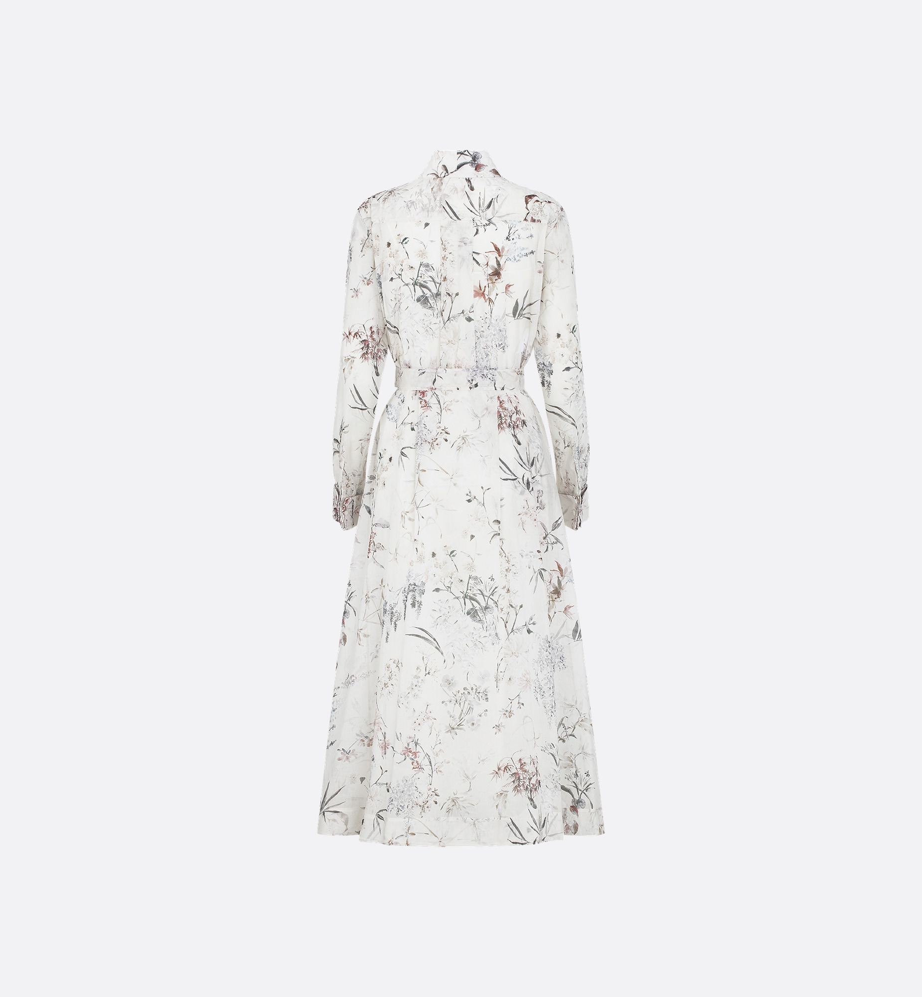 Mid-Length Belted Dress - 2