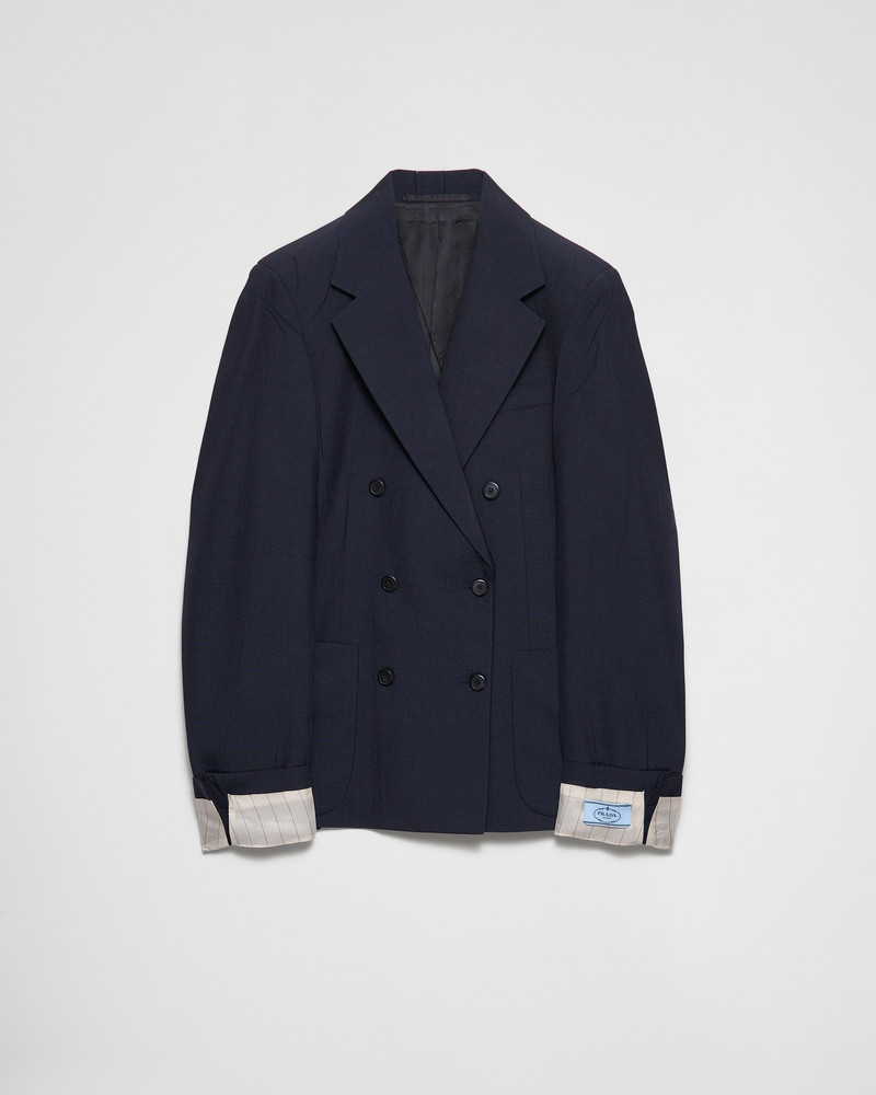 Double-breasted 아이 mohair 재킷 1