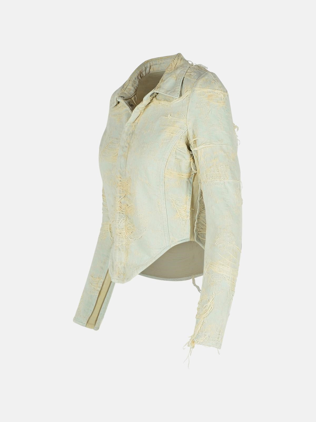 'MADELINE' LIGHT BLUE COTTON SHIRT - 2