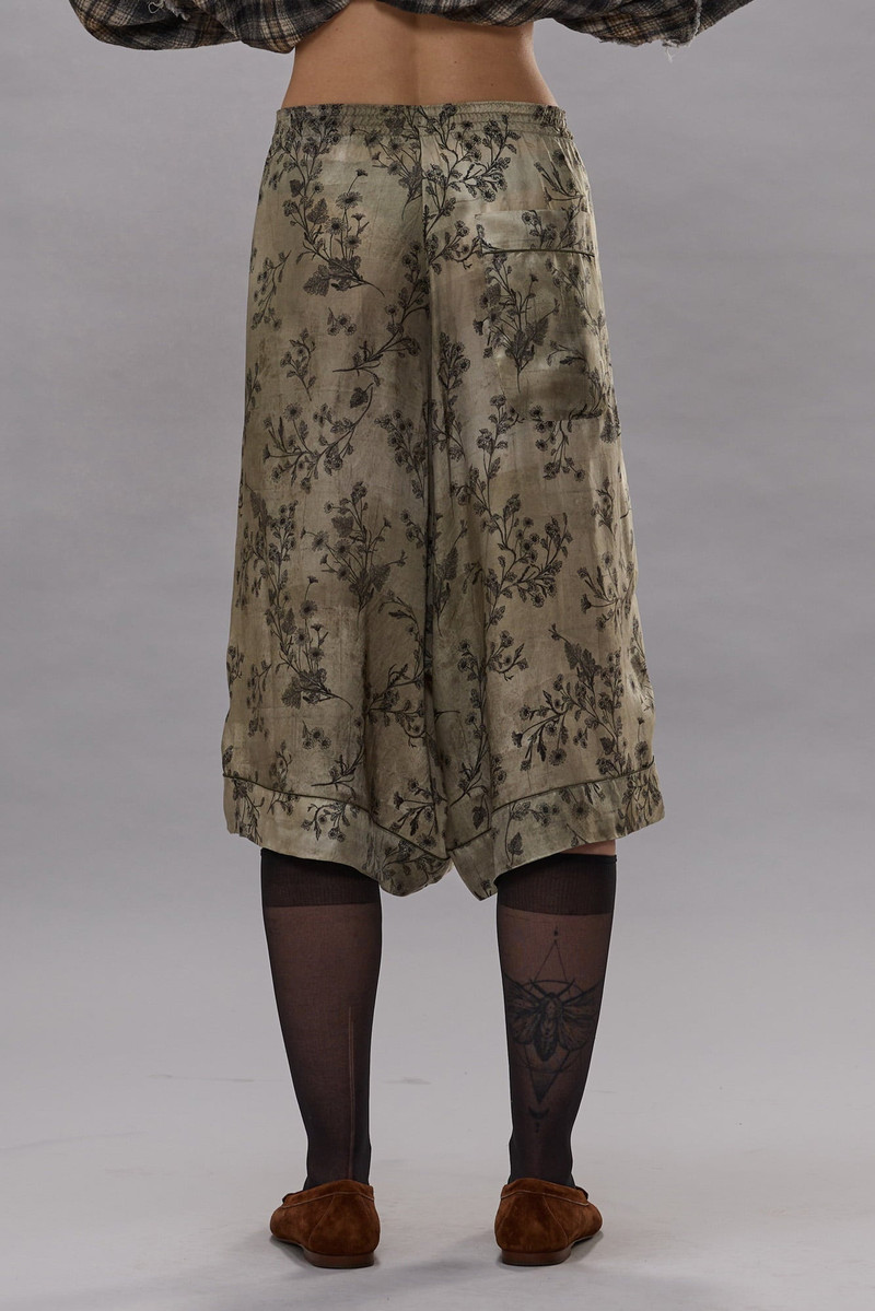 Pleated Jumbo Pj Short With Elastic Waist 3