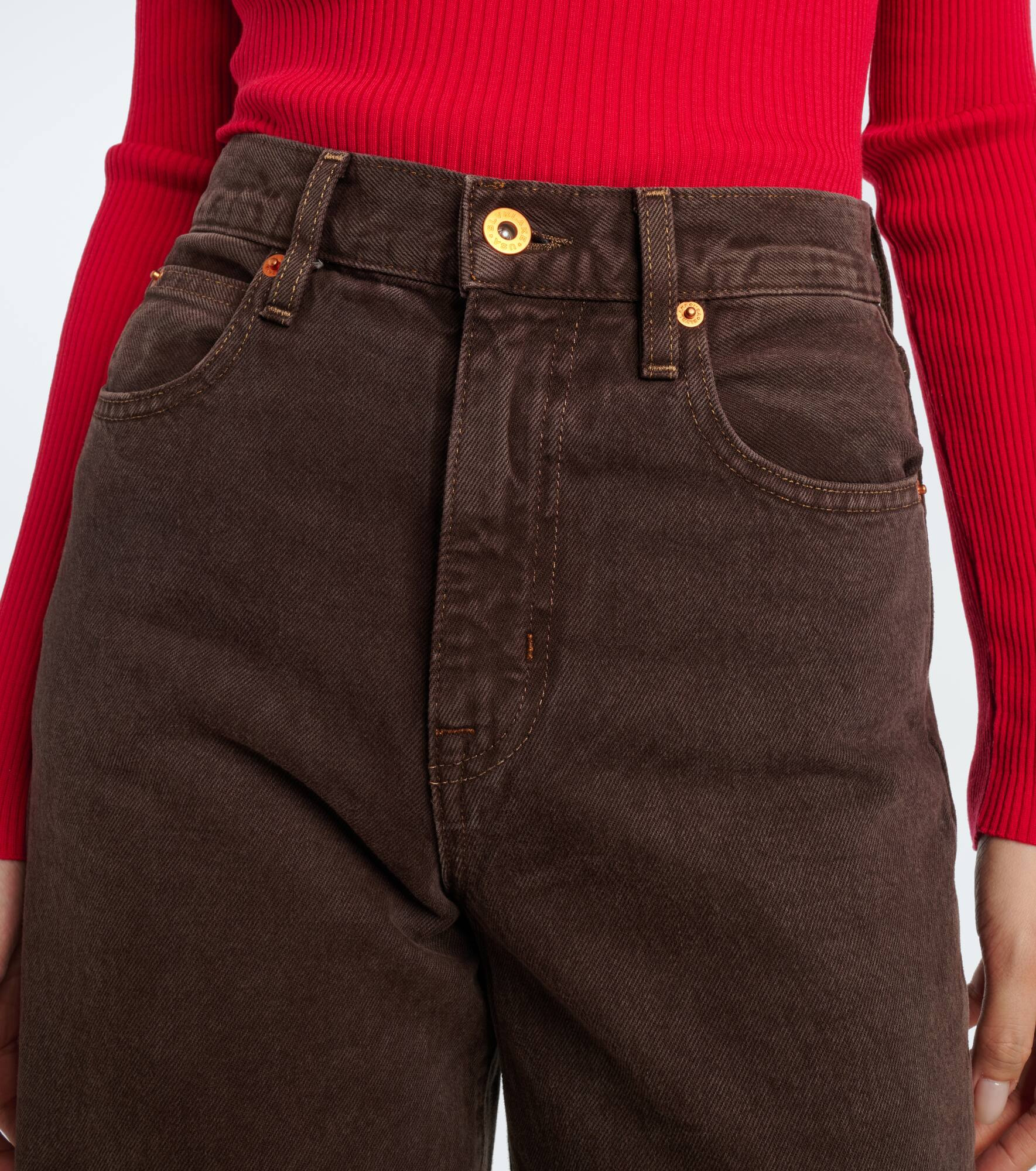 Grace high-rise wide-leg jeans - 4