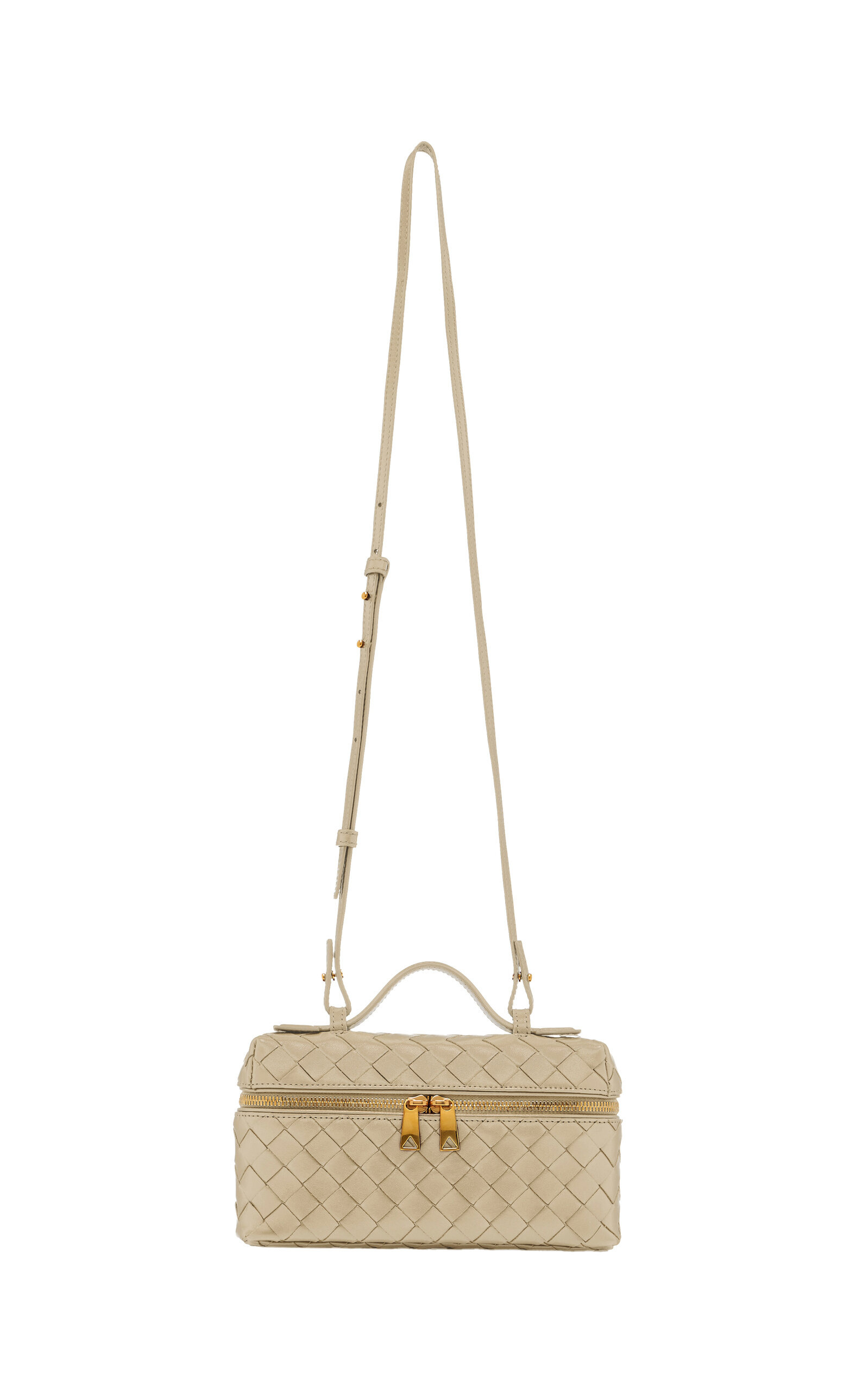 Bang Bang Intrecciato Leather Vanity Case white - 4