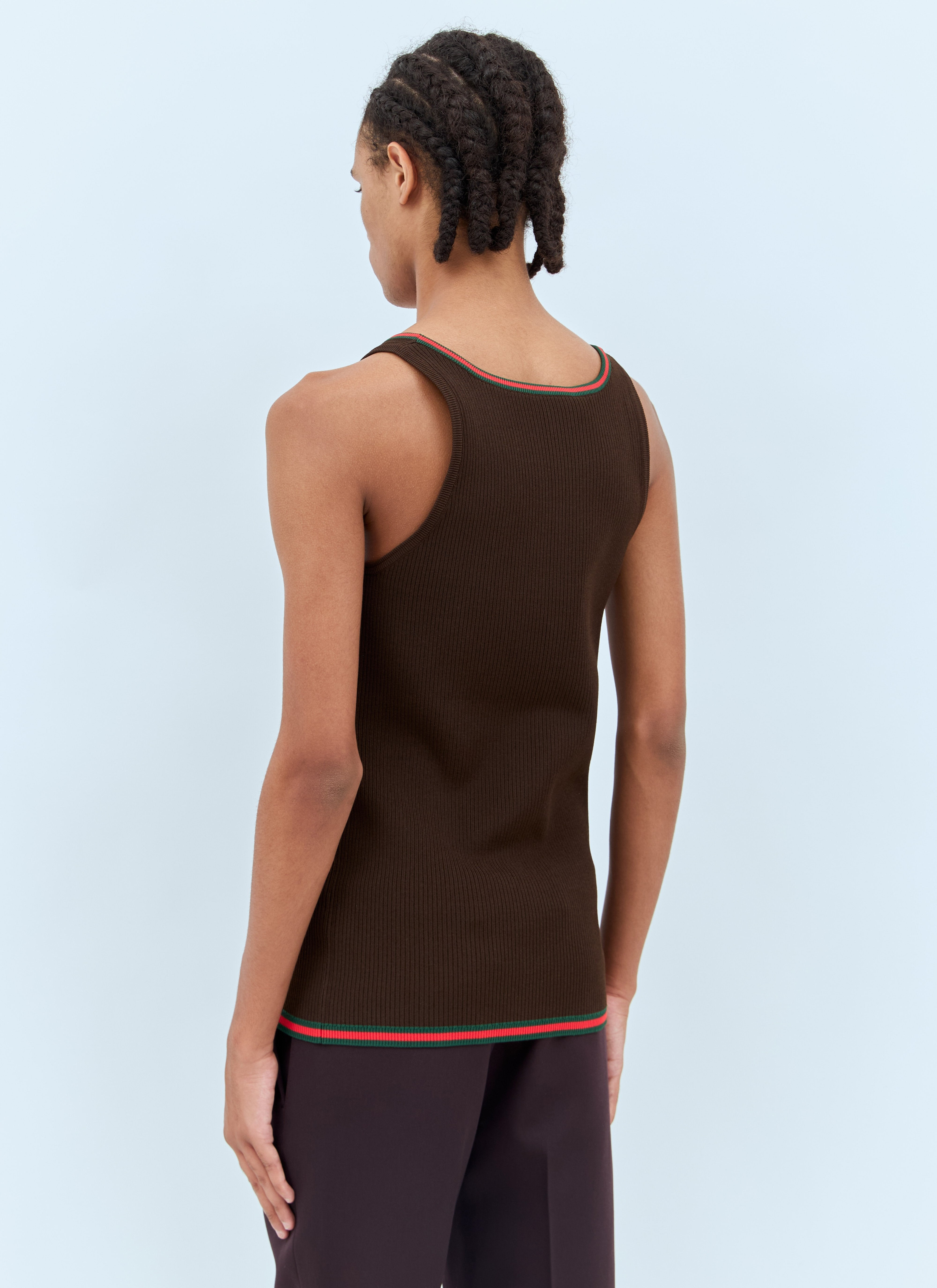 Gucci Men Web Tank Top - 6