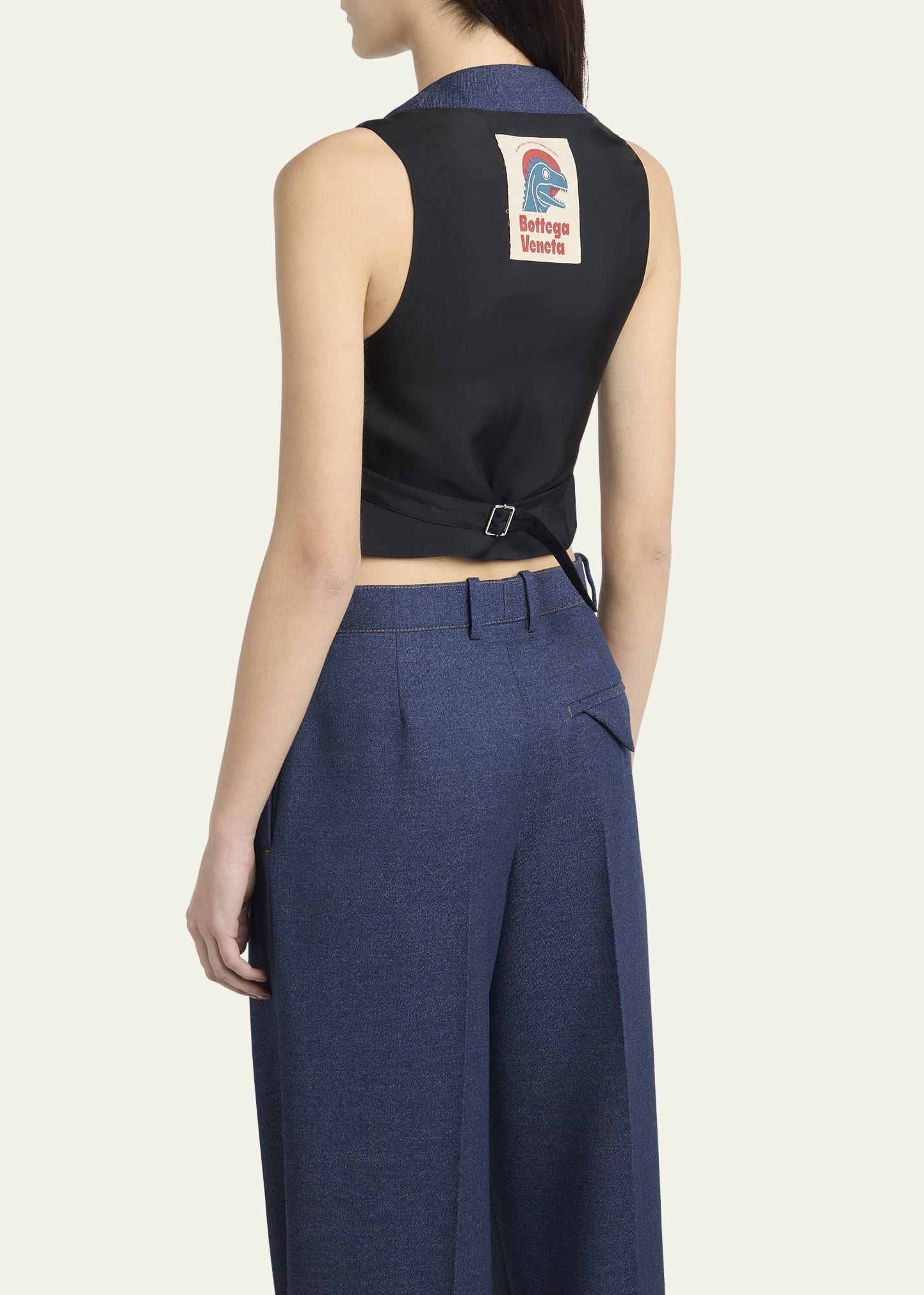 Melange Wool Drill Vest - 3