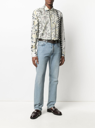 Etro floral embroidered shirt outlook