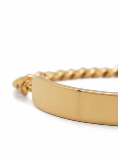 A.P.C. Gold Darwin Gourmette Chain Bracelet outlook