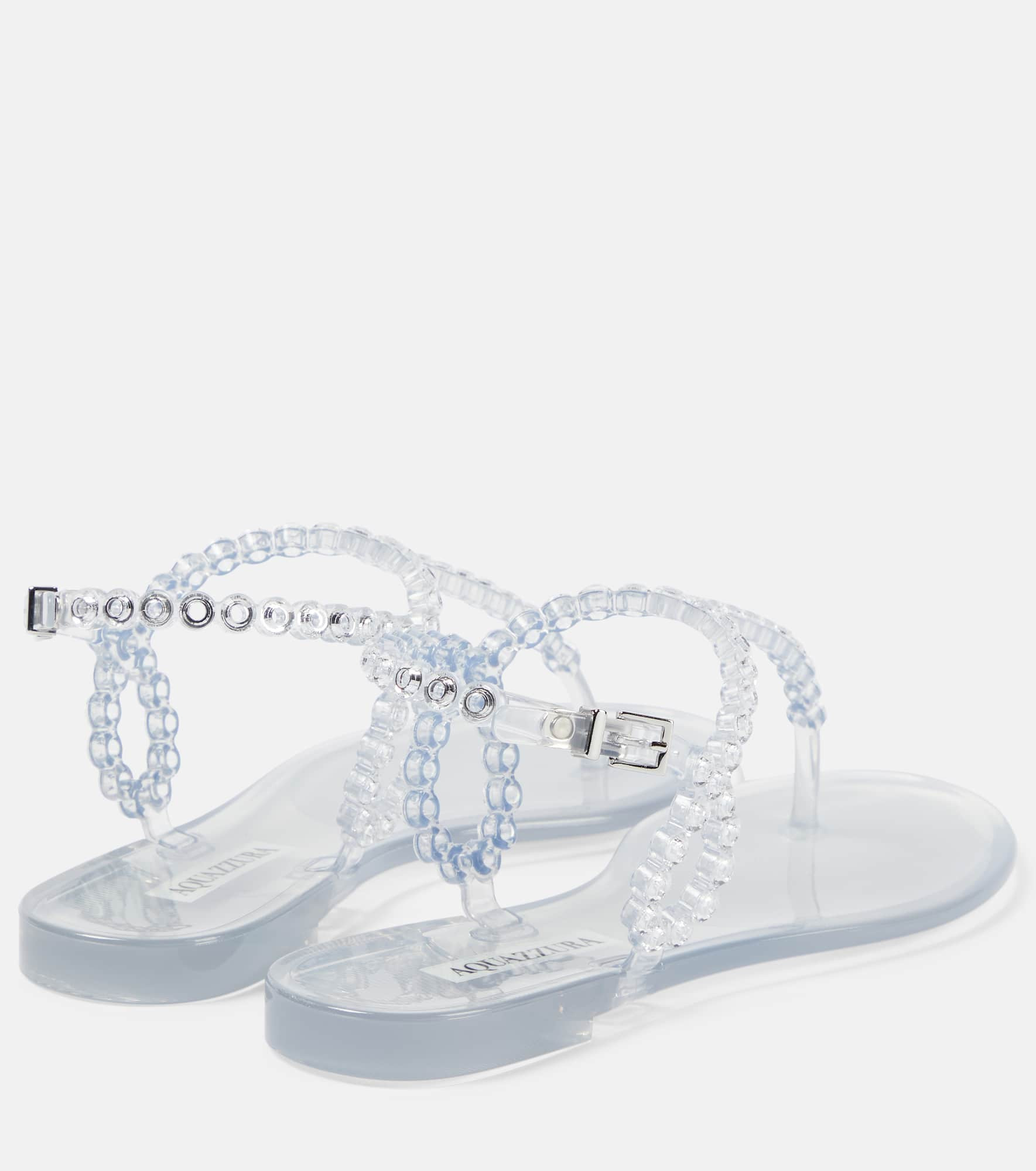 Almost Bare embellished PVC sandals - 3
