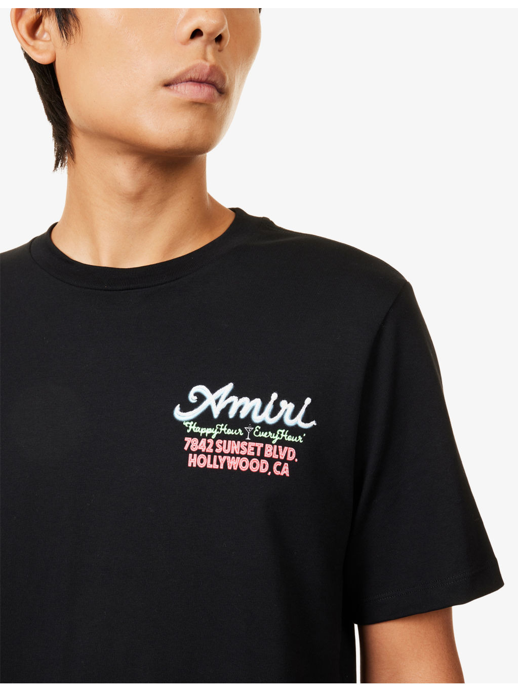 Neon Lights Graphic-Print Cotton T-Shirt - 5