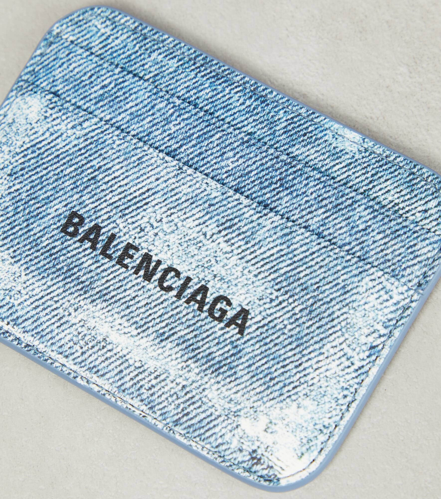 Printed leather card holder - 2