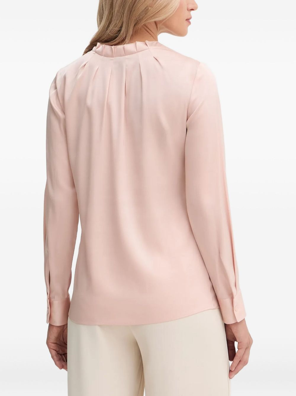 ruffled-collar blouse - 3
