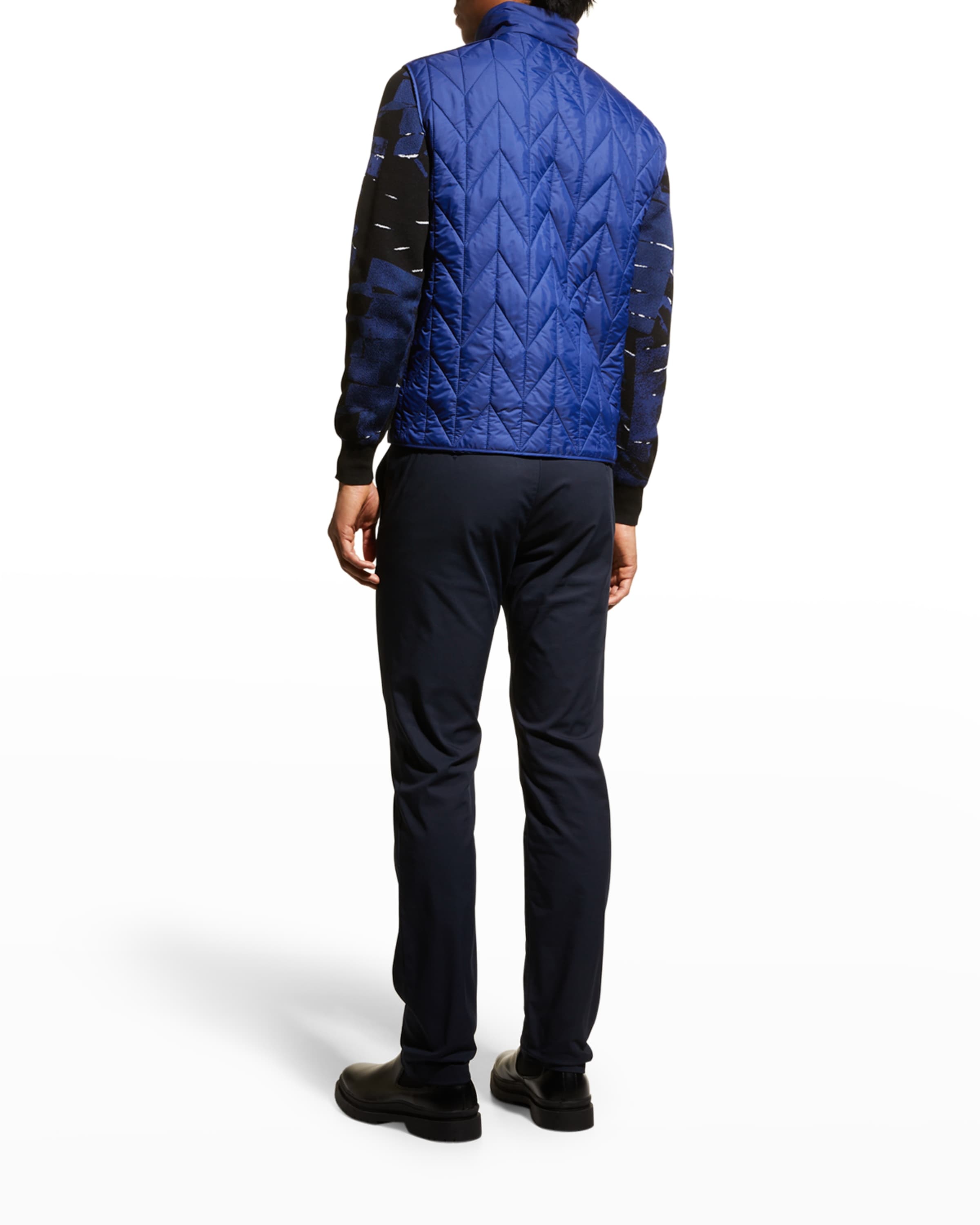 Men's Chevron Quilted Gilet - 3