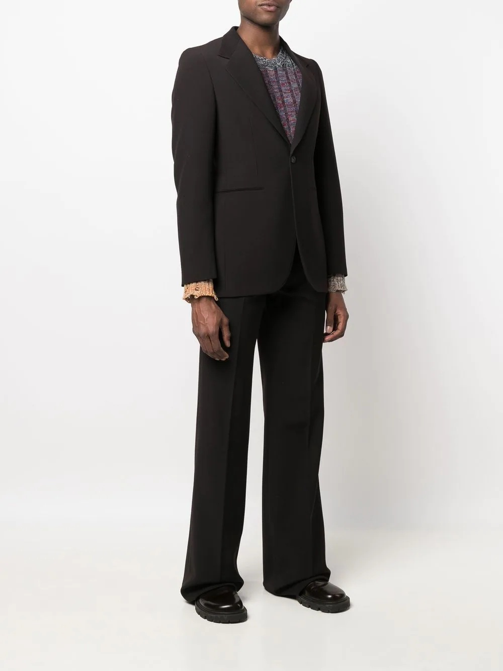 four-stitch single-breasted suit - 3