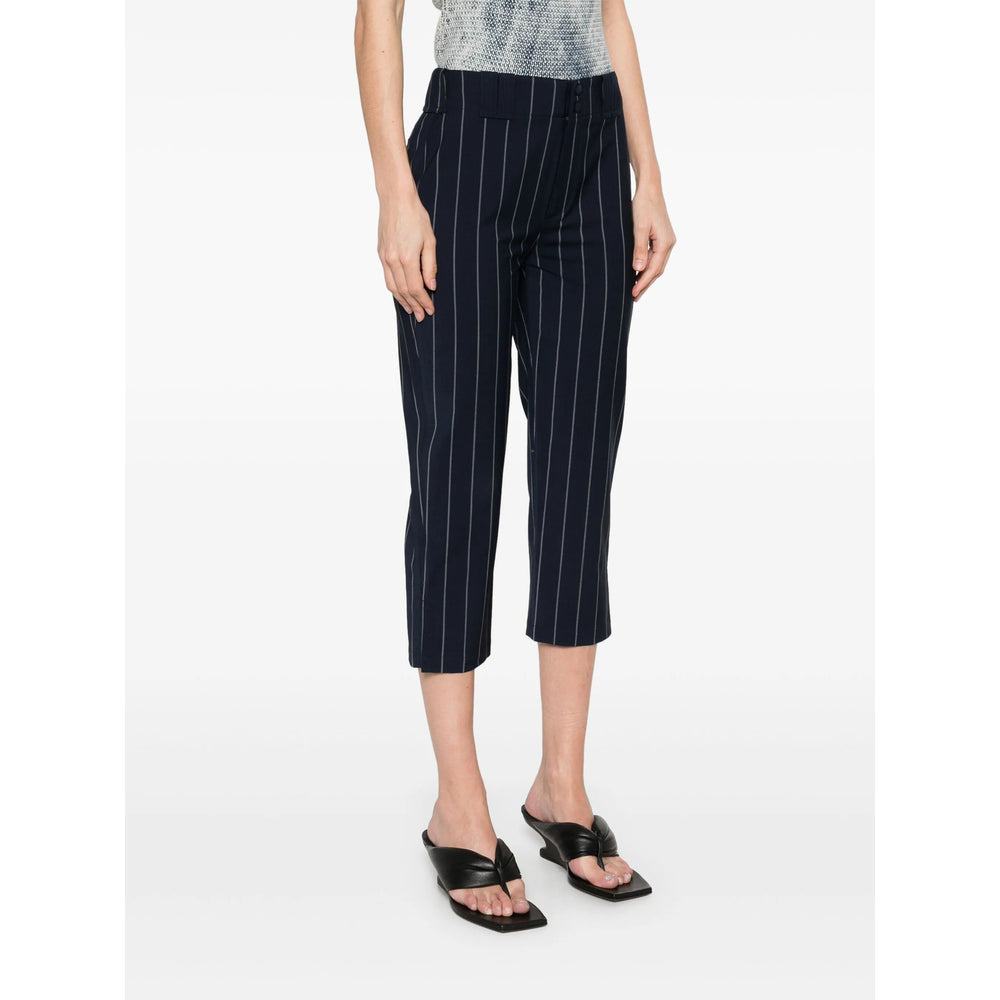 Alexander Wang Blue Trousers - Cropped Trousers Women - 3