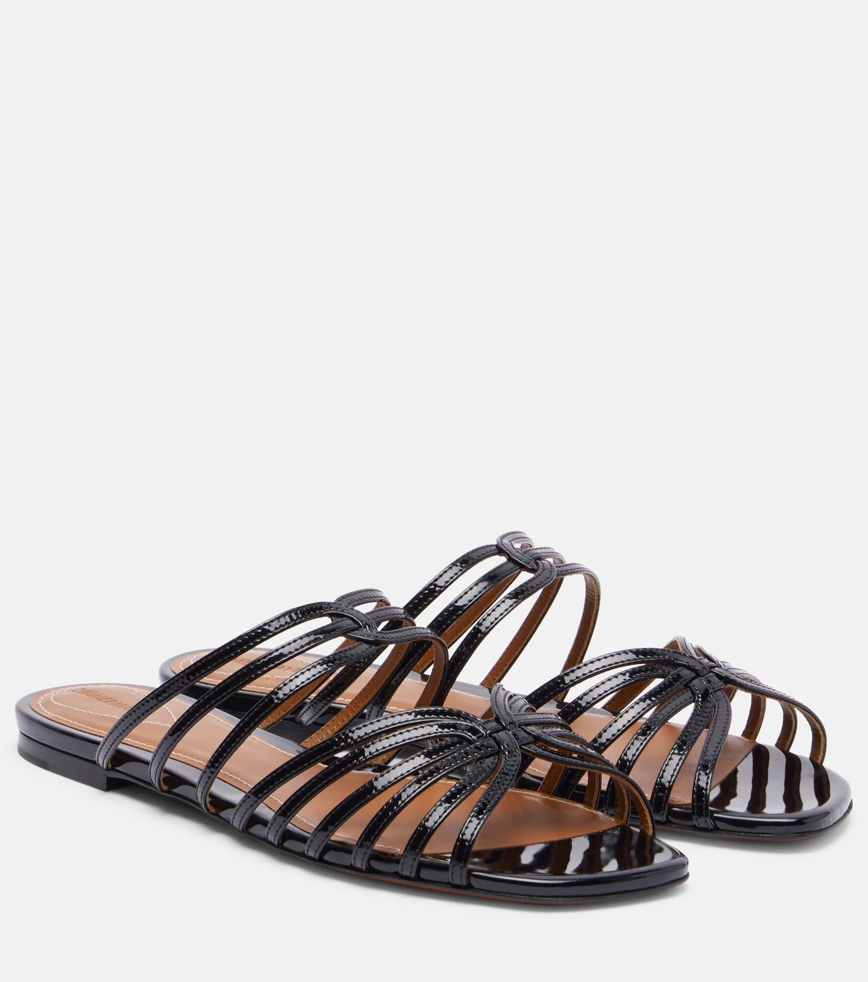 Aura patent leather sandals - 1