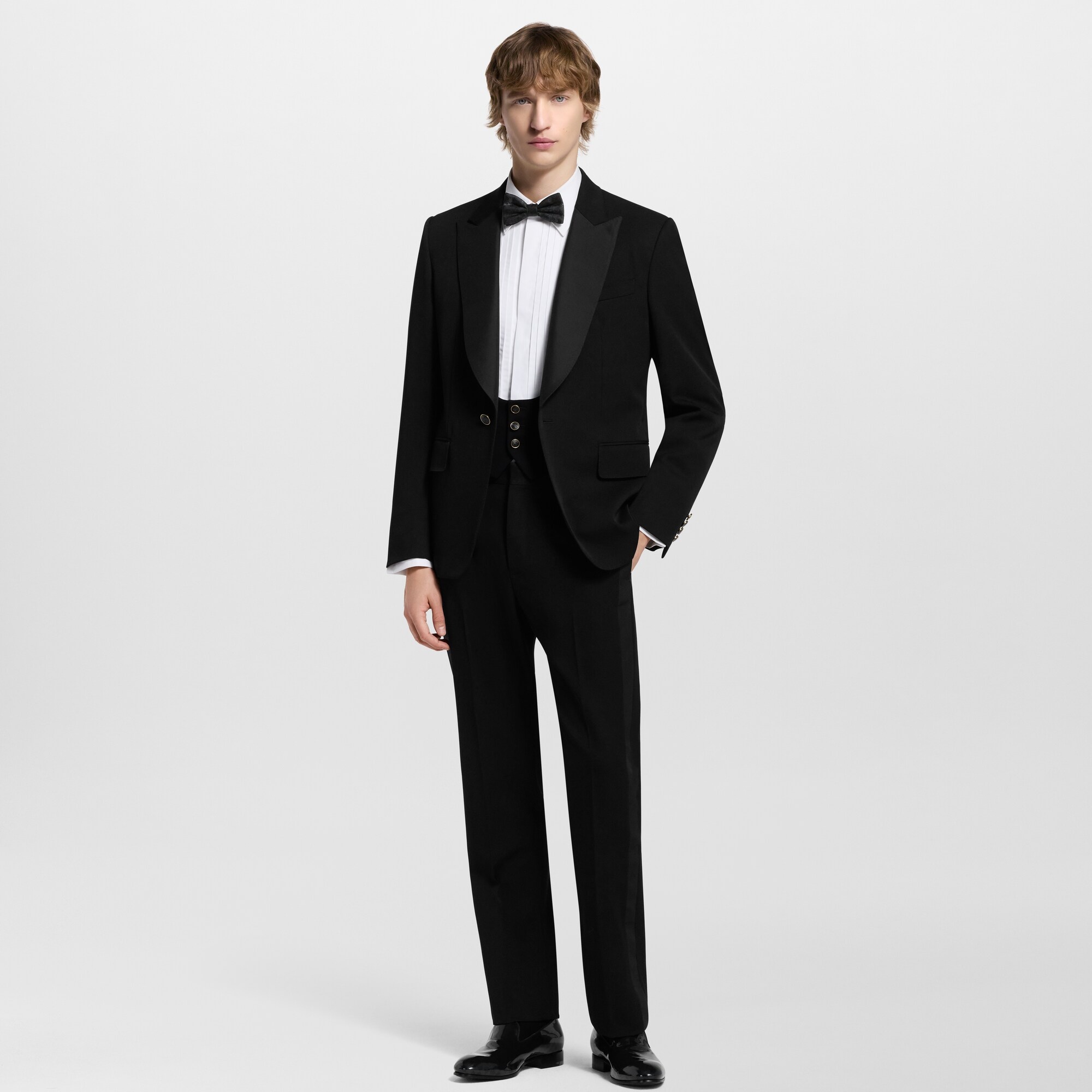Single-Breasted Tuxedo Jacket - 4