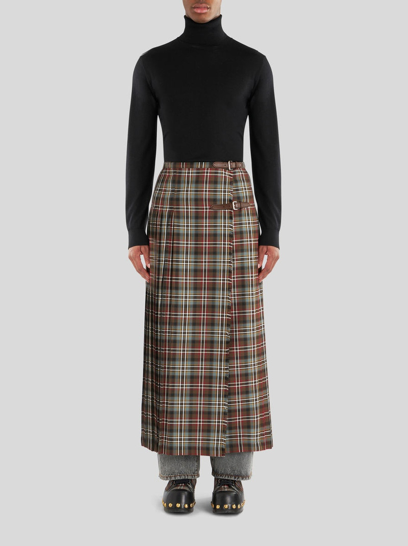 Etro CHECK KILT outlook