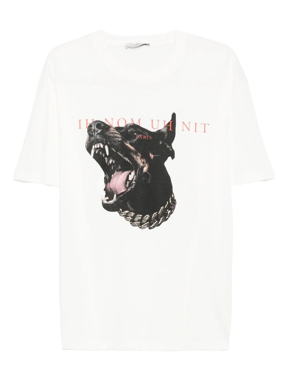 dog-print T-shirt - 1