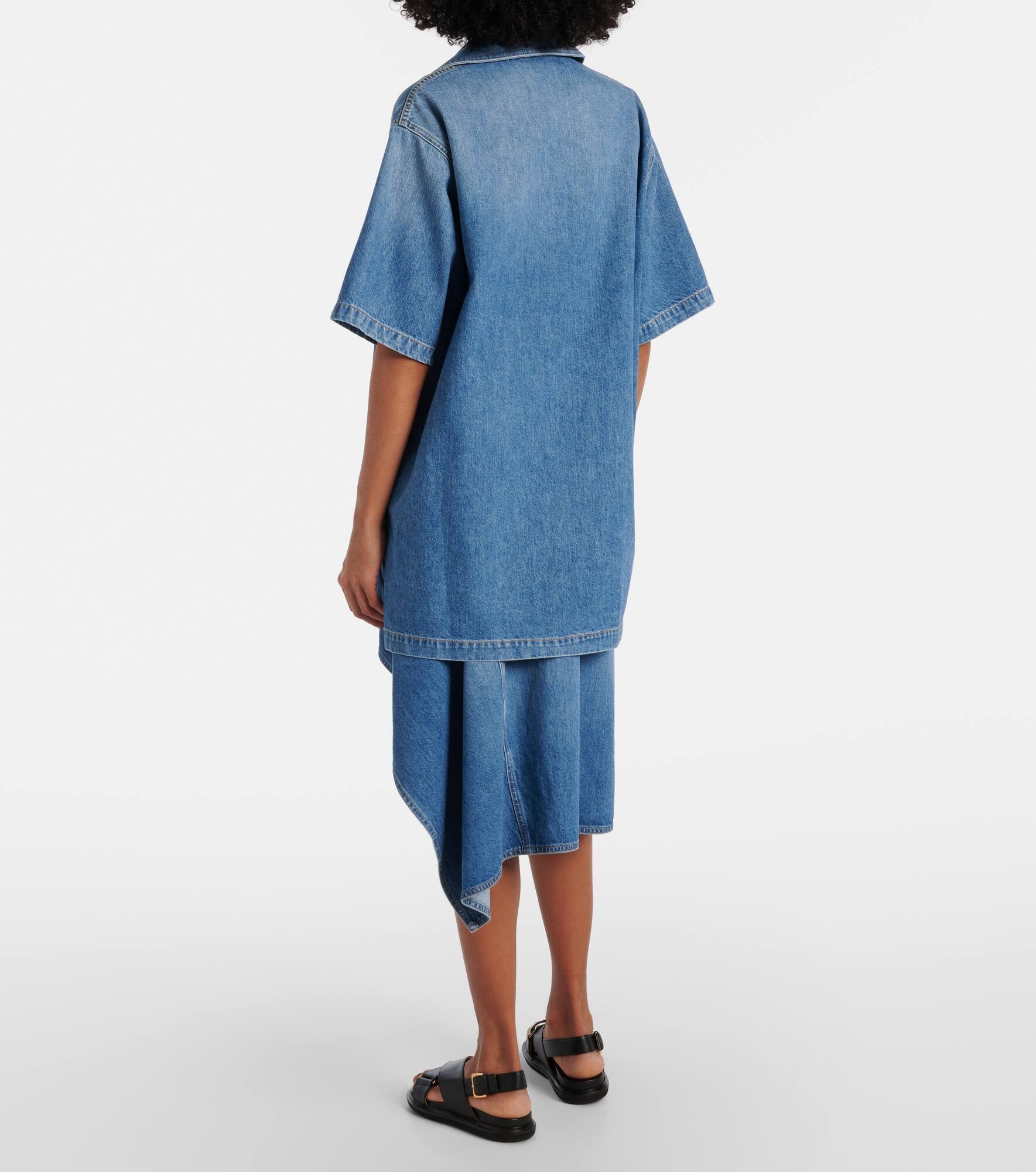 Oversized denim shirt - 3