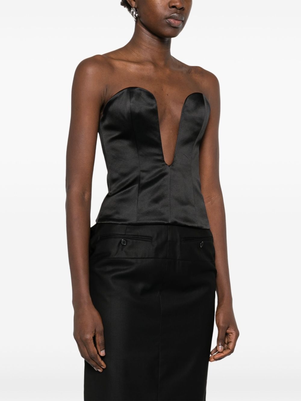 X Gieves & Hawkes Onassis corset top - 3