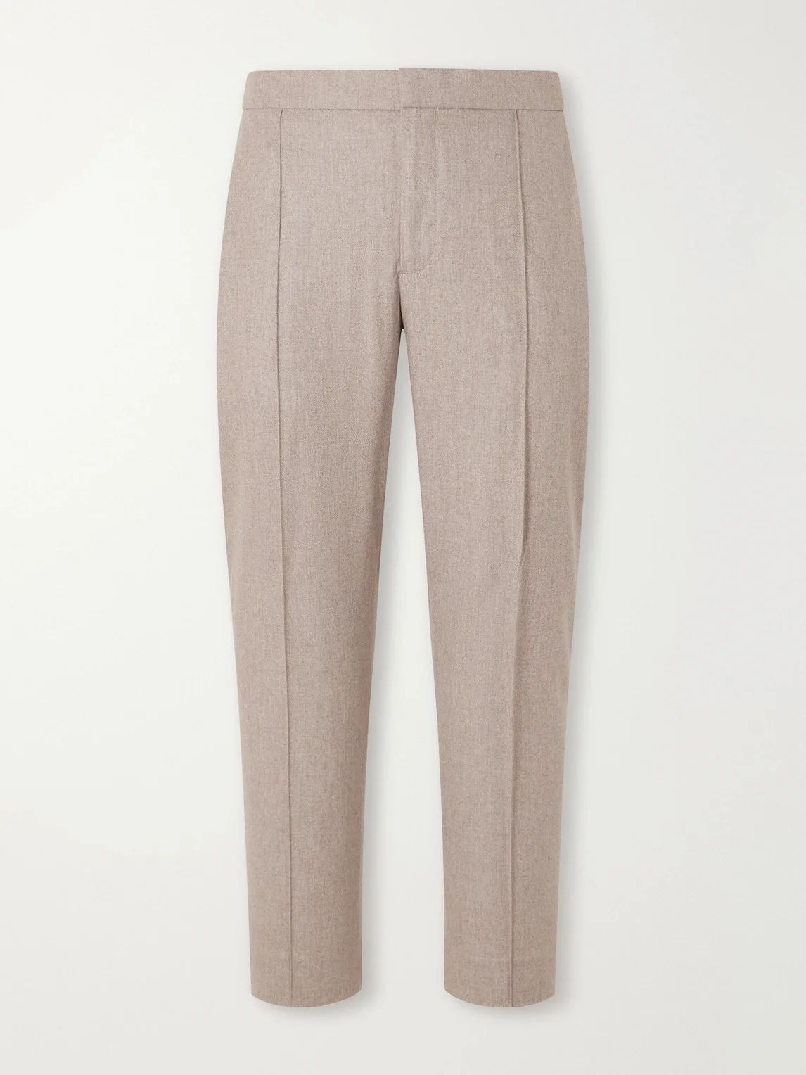 Straight-Leg Wool, Cashmere and Silk-Blend Trousers - 1