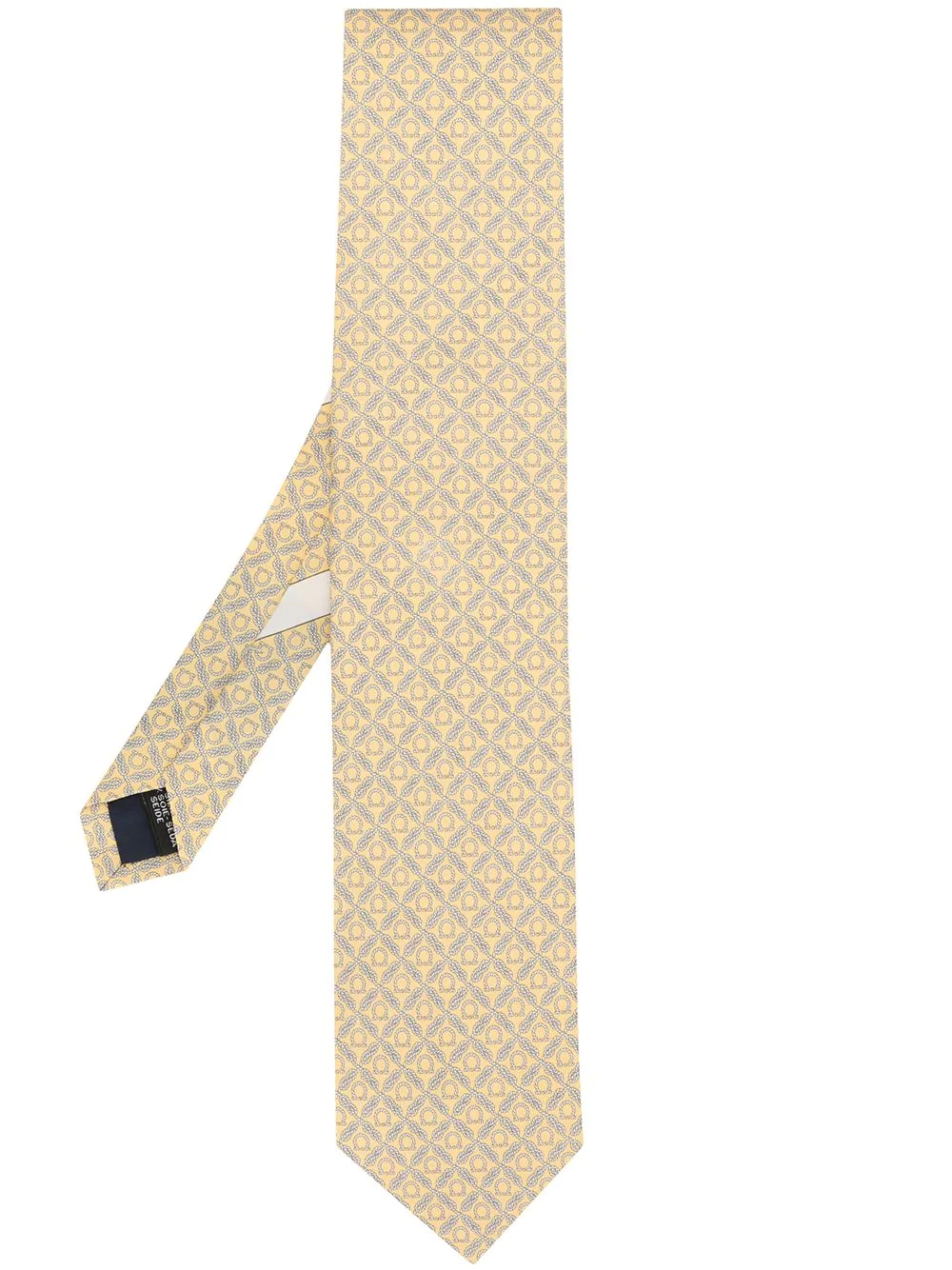 Gancini print tie - 1