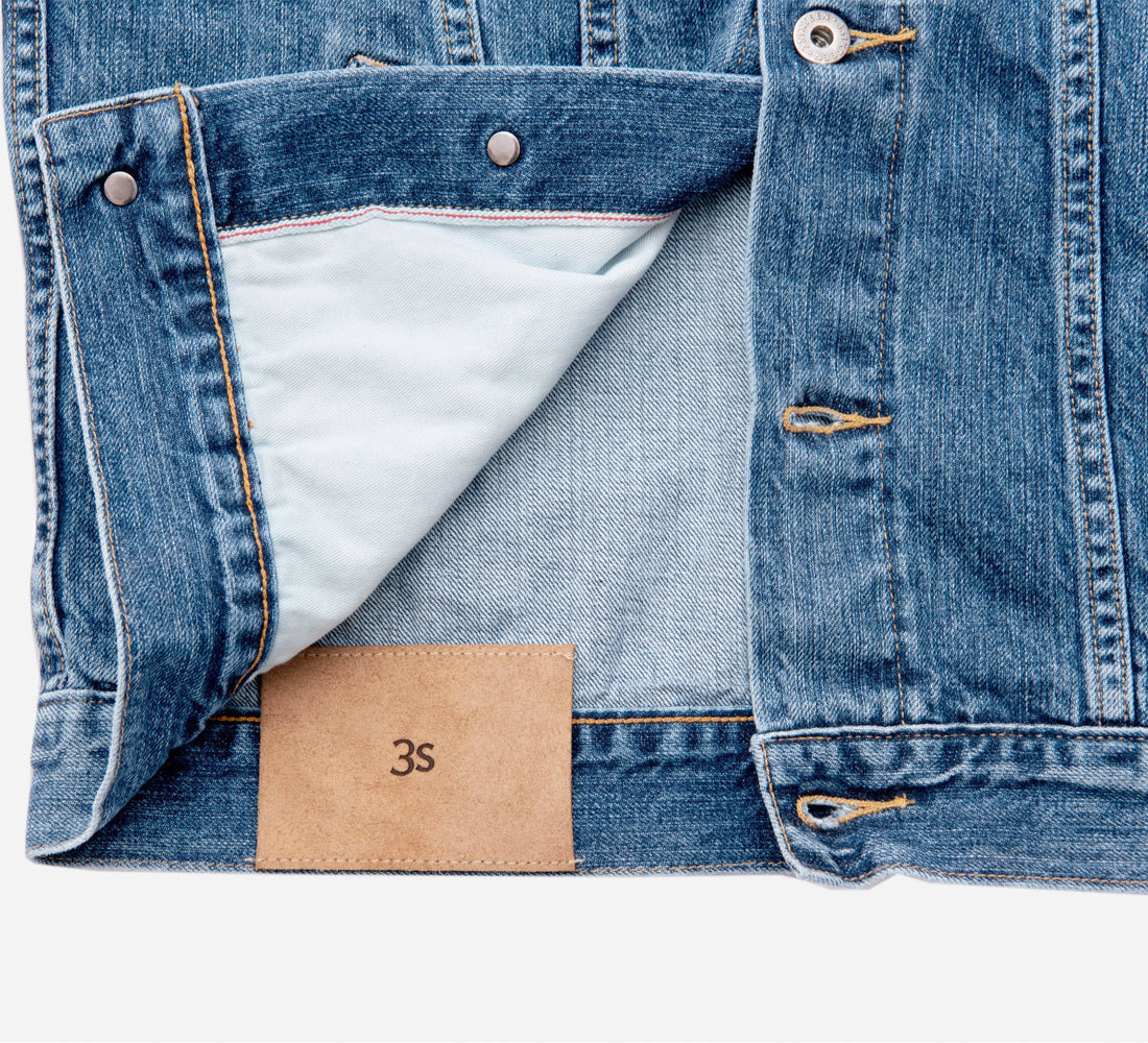 Type 3s Denim Jacket - Washed 101x - 4
