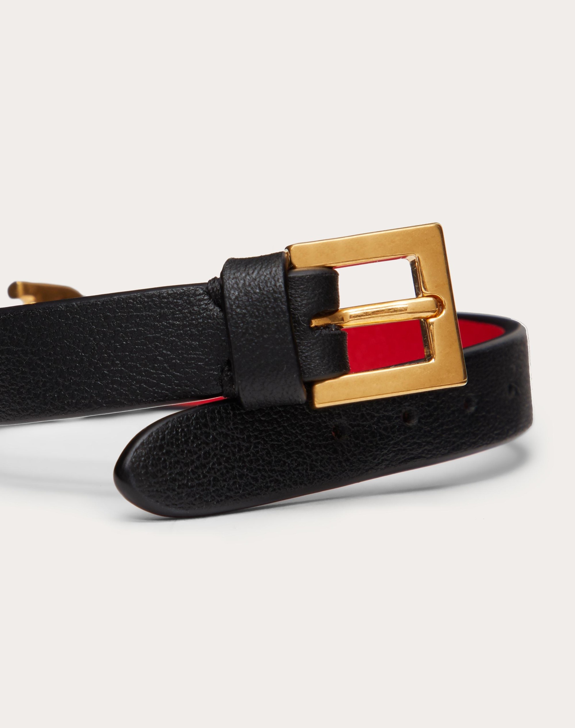 VLOGO SIGNATURE CALFSKIN BRACELET - 4